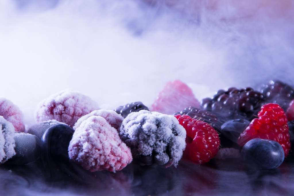 Foto de frutas congeladas